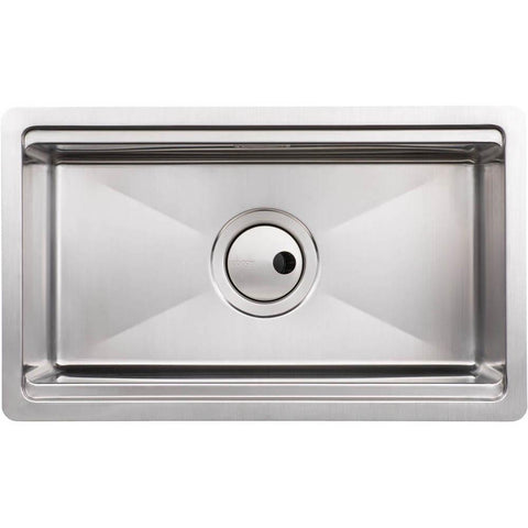 Abode Studio 1 Bowel Undermount Sink - Stainless Steel - Unbeatable Bathrooms