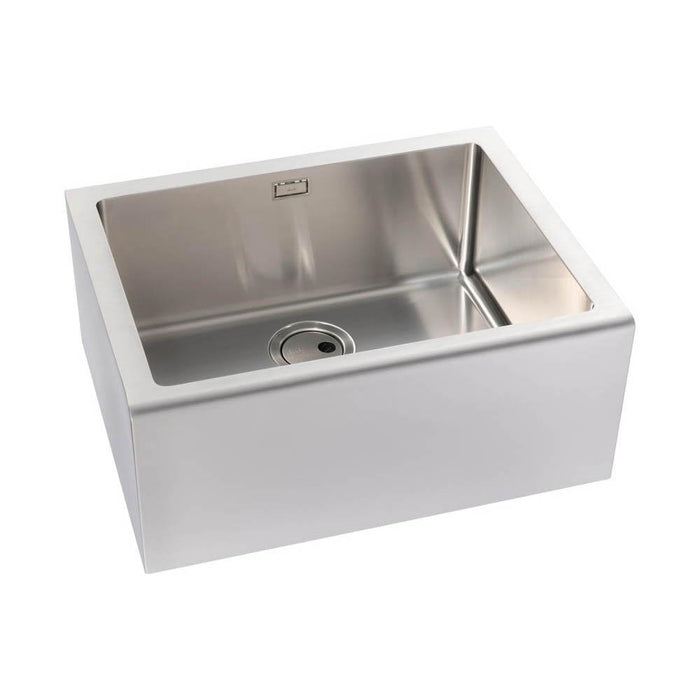 Abode Belfast 1 Bowel Undermount Sink - Stainless Steel - Unbeatable Bathrooms
