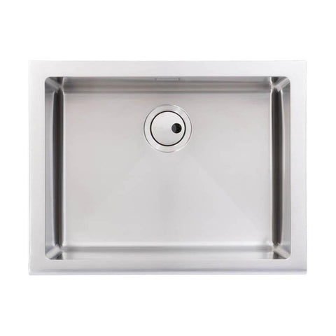 Abode Belfast 1 Bowel Undermount Sink - Stainless Steel - Unbeatable Bathrooms