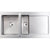 Abode Verve 1.5 Bowel & Drainer Inset Sink - Stainless Steel - Unbeatable Bathrooms