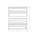 Abode Rubber Drainer Mat - Rectangular - Unbeatable Bathrooms