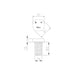 Abode Swich Diverter Valve - Square Handle with Classic Filter - Unbeatable Bathrooms