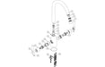 Prima Chelsea Dual Lever Mixer Tap - Chrome - Unbeatable Bathrooms