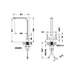 Prima Astoria Chrome Dual Lever Mixer Tap - Unbeatable Bathrooms