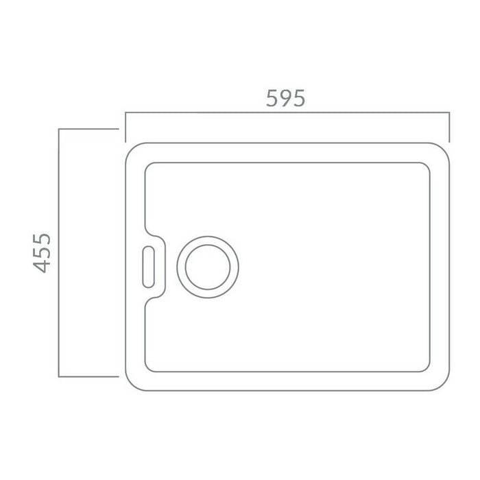Prima 1B Belfast White Fire Clay Sink - Unbeatable Bathrooms