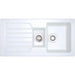 Prima 1.5B 1D Reversible Inset Ceramic Sink - White - Unbeatable Bathrooms