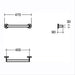 Ideal Standard Concept Freedom 40cm Straight Grabrail - Chrome - Unbeatable Bathrooms