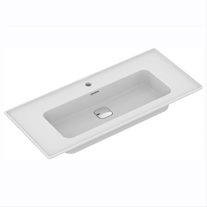 Sottini Fusaro / Ideal Standard Strada II Vanity Basin 1 Tap Hole 104cm - Unbeatable Bathrooms