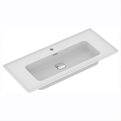 Sottini Fusaro / Ideal Standard Strada II Vanity Basin 1 Tap Hole 104cm - Unbeatable Bathrooms