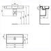 Sottini Fusaro / Ideal Standard Strada II 800mm Vanity Unit - Wall Hung 2 Drawer Unit - Matt Grey Anthracite - Unbeatable Bathrooms
