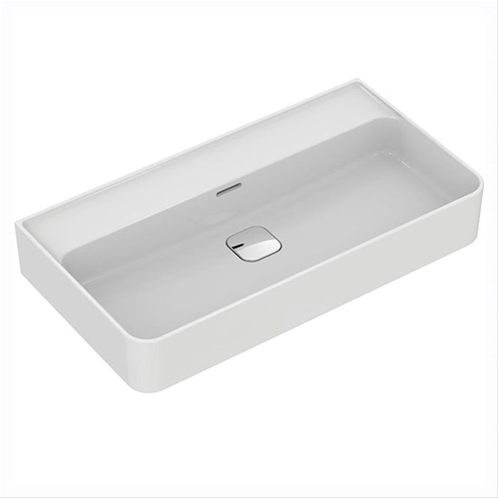 Sottini Fusaro / Ideal Standard Strada II 800mm Vanity Unit - Wall Hung 2 Drawer Unit - Matt Grey Anthracite - Unbeatable Bathrooms