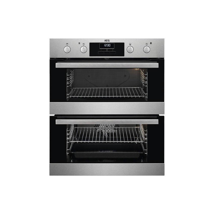 AEG DUB331110M Built Under Double Electric Oven - Stainless Steel - Unbeatable Bathrooms