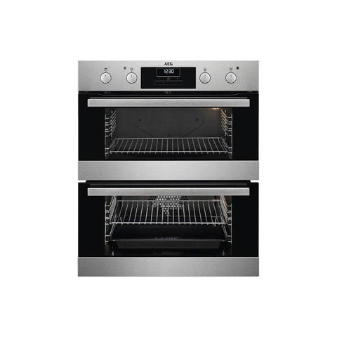 AEG DUB331110M Built Under Double Electric Oven - Stainless Steel - Unbeatable Bathrooms