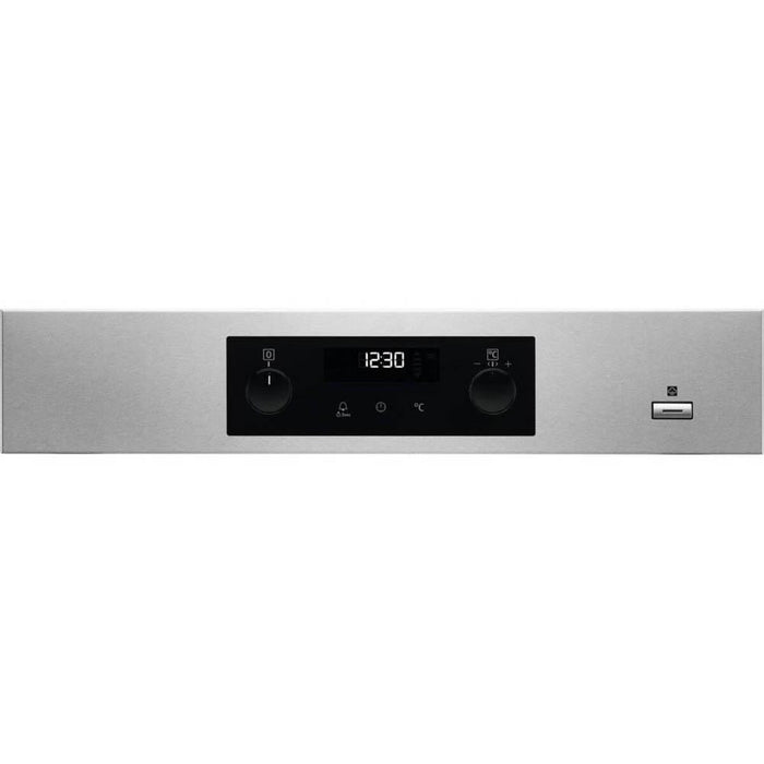 AEG BPK355020M Built In Single Electric Oven with SteamBake - Stainless Steel - Unbeatable Bathrooms