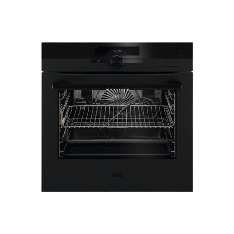 AEG BSK999330T Built In Single Electric Oven with Steamify - Matt Black - Unbeatable Bathrooms