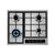 AEG HGB64420YM 60cm Gas Hob - Stainless Steel - Unbeatable Bathrooms