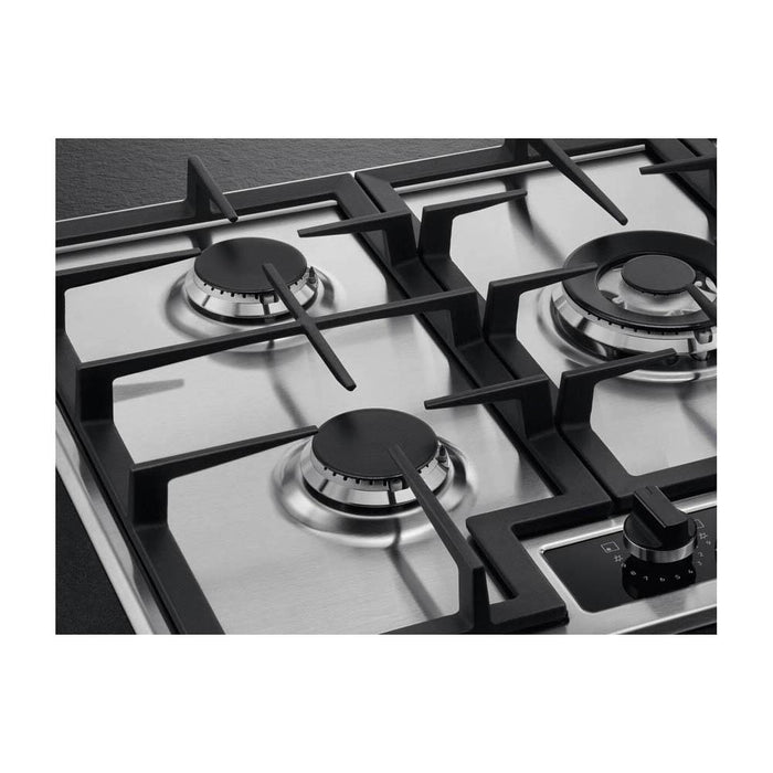 AEG HGB75420YM 75cm Gas Hob - Stainless Steel - Unbeatable Bathrooms