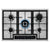 AEG HGB75420YM 75cm Gas Hob - Stainless Steel - Unbeatable Bathrooms