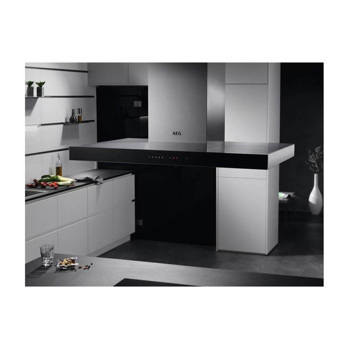 AEG DIE5961HG 90cm Box Island Hood - Stainless Steel - Unbeatable Bathrooms