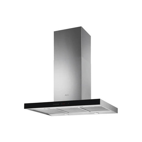 AEG DIE5961HG 90cm Box Island Hood - Stainless Steel - Unbeatable Bathrooms