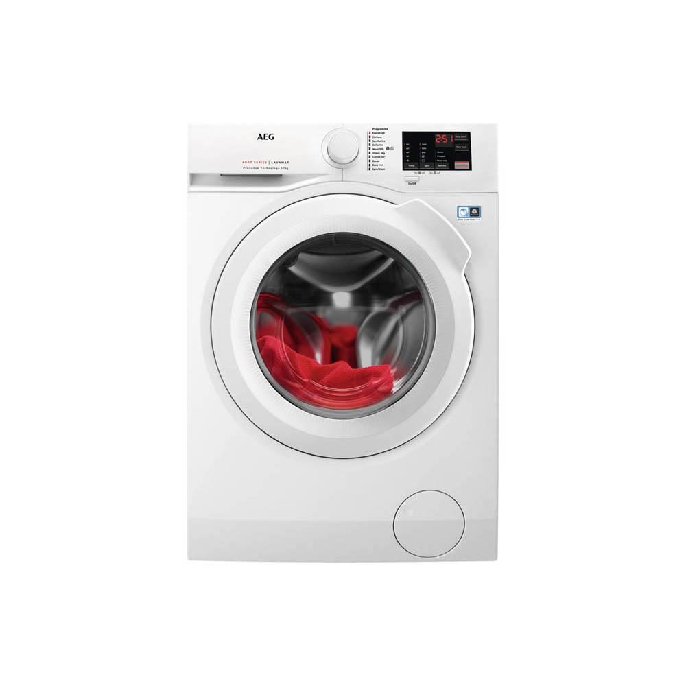 AEG L6FBJ741N Free Standing 1400rpm Washing Machine - White - Unbeatable Bathrooms