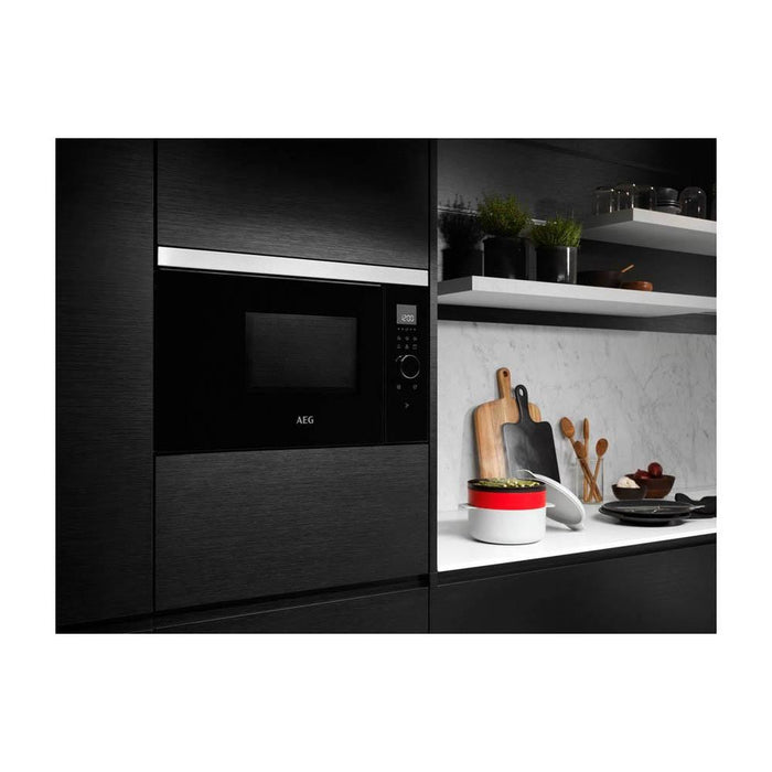 AEG MBB1756SEM Built In Microwave - Black - Unbeatable Bathrooms