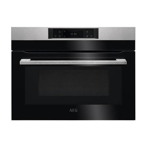 AEG KMK768080M Built In Compact Combi Microwave - Stainless Steel - Unbeatable Bathrooms