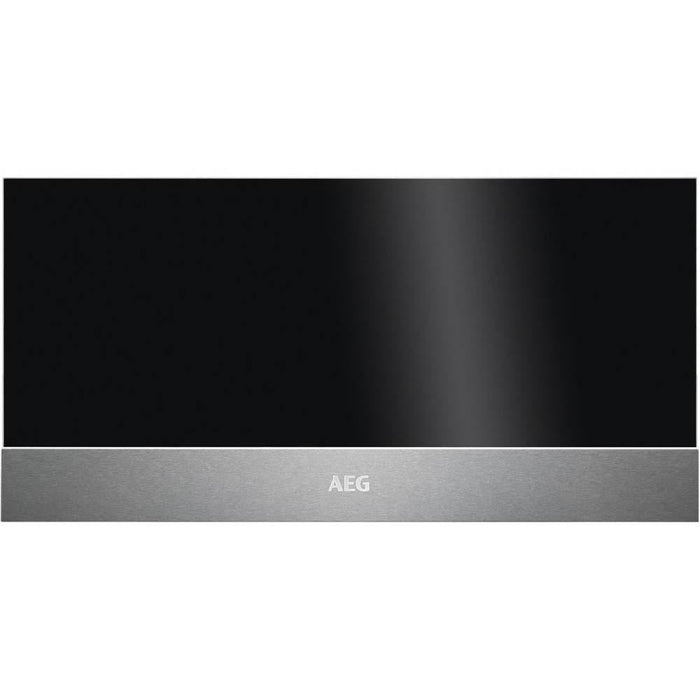 AEG KDK912924M 29cm Warming Drawer - Black Glass & Stainless Steel - Unbeatable Bathrooms