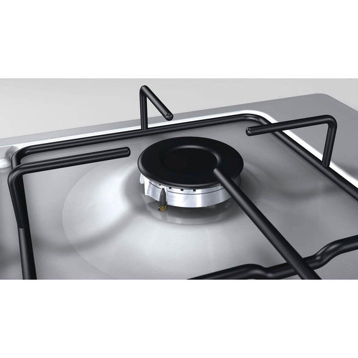 Bosch PBP6B5B80 Brushed Steel 60cm Gas Hob - Unbeatable Bathrooms