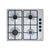 Bosch PBP6B5B80 Brushed Steel 60cm Gas Hob - Unbeatable Bathrooms