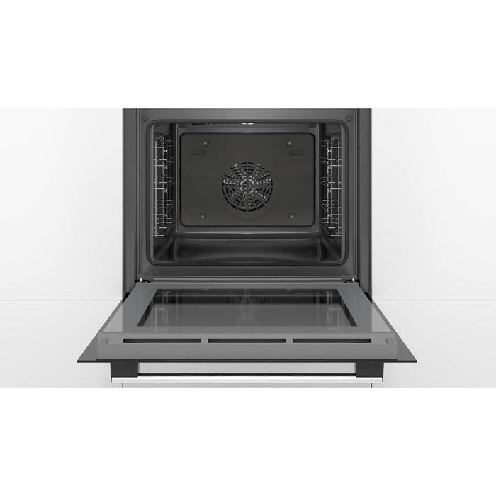 Bosch Serie 6 HRS538BS6B Built In Stainless Steel Single Electric Oven With Steam - Unbeatable Bathrooms