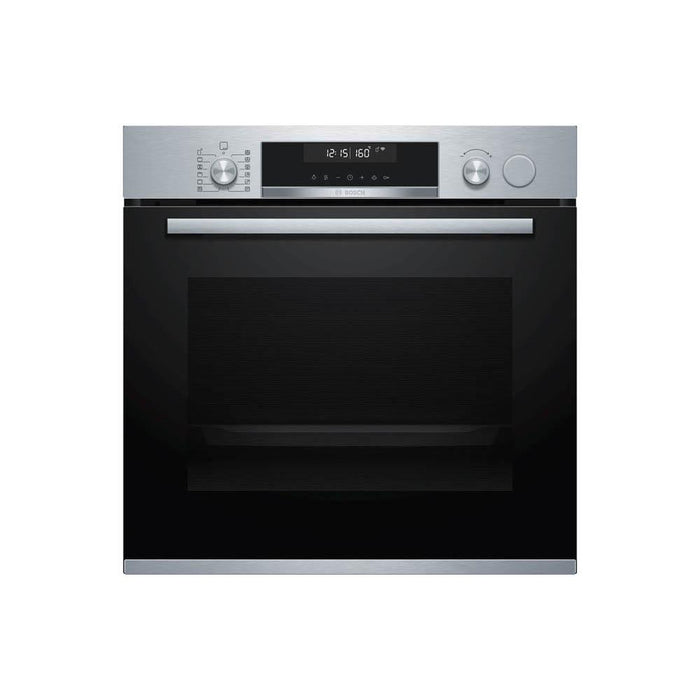 Bosch Serie 6 HRS578BS6B Built In Stainless Steel Single Pyrolytic Oven With Steam - Unbeatable Bathrooms