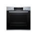 Bosch Serie 6 HRS578BS6B Built In Stainless Steel Single Pyrolytic Oven With Steam - Unbeatable Bathrooms