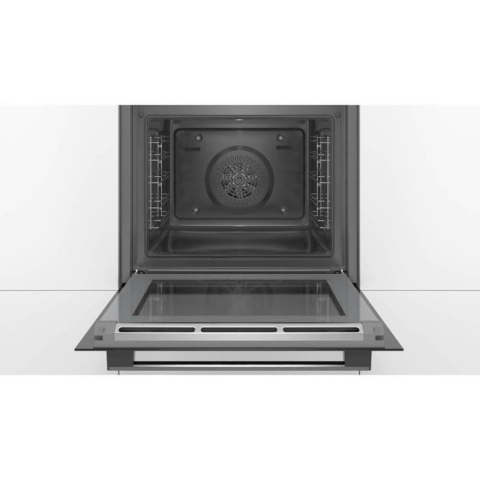 Bosch Serie 4 HBS573BB0B Built In Black Single Pyrolytic Oven - Unbeatable Bathrooms