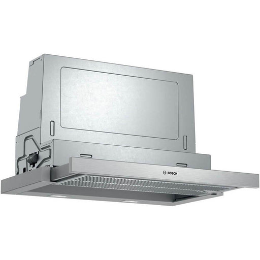 Bosch Serie 4 DFS067A51B 60cm Metallic Silver Telescopic Hood - Unbeatable Bathrooms