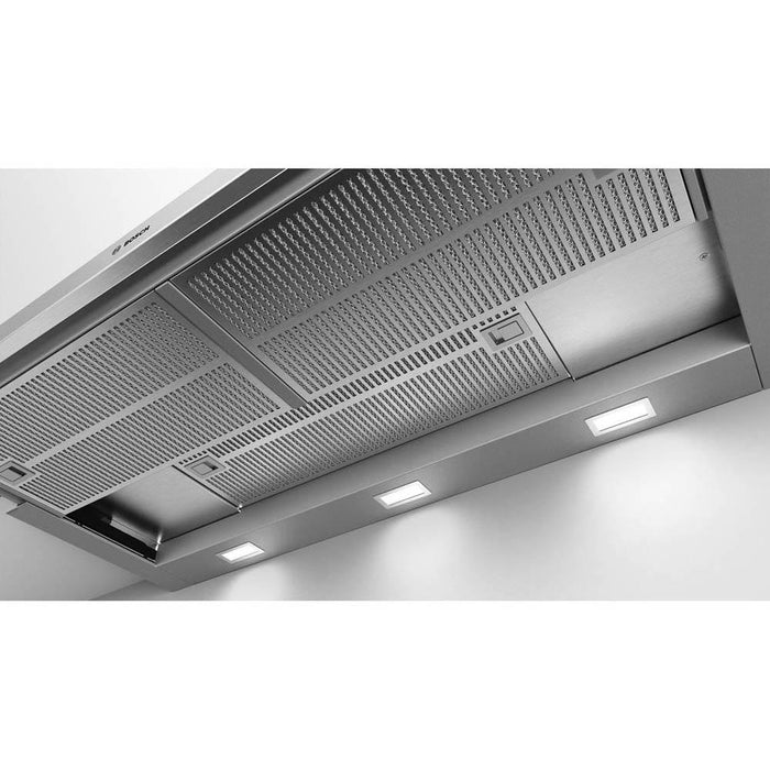 Bosch Serie 4 DFS097A51B 90cm Metallic Silver Telescopic Hood - Unbeatable Bathrooms