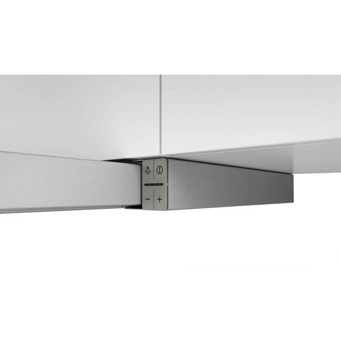 Bosch Serie 4 DFS097A51B 90cm Metallic Silver Telescopic Hood - Unbeatable Bathrooms