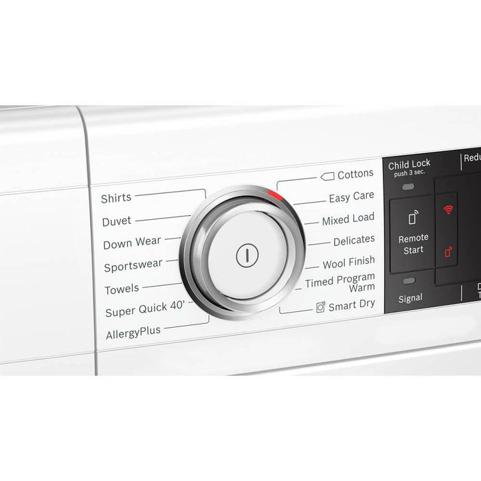 Bosch Serie 8 WTX88RH9GB White Free Standing 9kg Tumble Dryer - Unbeatable Bathrooms