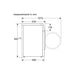 Bosch Serie 8 WTX88RH9GB White Free Standing 9kg Tumble Dryer - Unbeatable Bathrooms