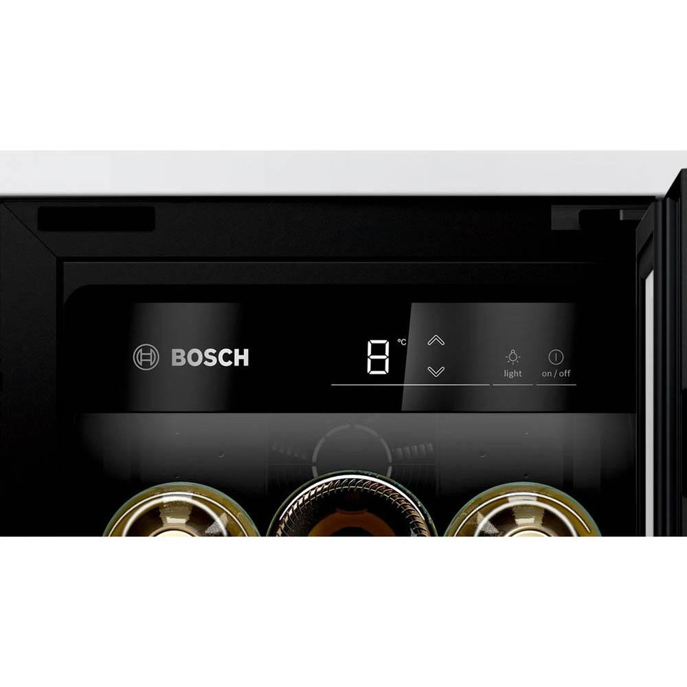 Bosch Serie 6 KUW20VHF0G Built Under Black 30cm Wine Cooler - Unbeatable Bathrooms