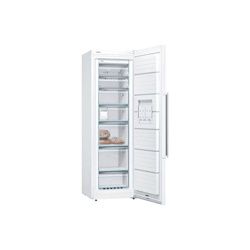 Bosch Serie 6 GSN36BWFV White Free Standing Frost Free Tall Freezer - Unbeatable Bathrooms