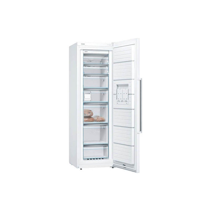 Bosch Serie 6 GSN36BWFV White Free Standing Frost Free Tall Freezer - Unbeatable Bathrooms