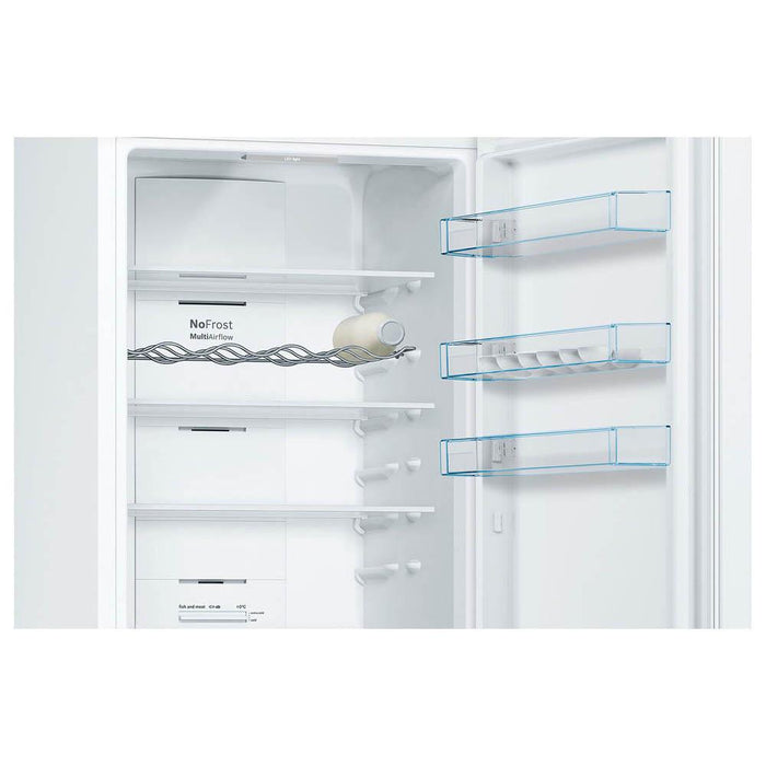 Bosch Serie 4 KGN39VWEAG White Free Standing Frost Free 70/30 Fridge Freezer - Unbeatable Bathrooms