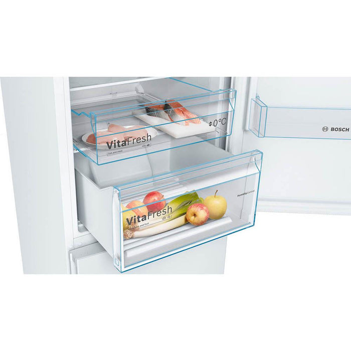 Bosch Serie 4 KGN39VWEAG White Free Standing Frost Free 70/30 Fridge Freezer - Unbeatable Bathrooms