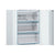 Bosch Serie 4 KGN39VWEAG White Free Standing Frost Free 70/30 Fridge Freezer - Unbeatable Bathrooms