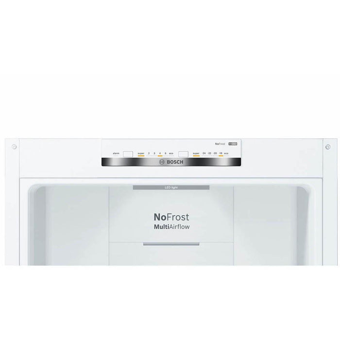 Bosch Serie 4 KGN39VWEAG White Free Standing Frost Free 70/30 Fridge Freezer - Unbeatable Bathrooms