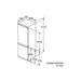 Bosch Serie 8 KIF86PFE0 Built In Frost Free 60/40 Fridge Freezer - Unbeatable Bathrooms