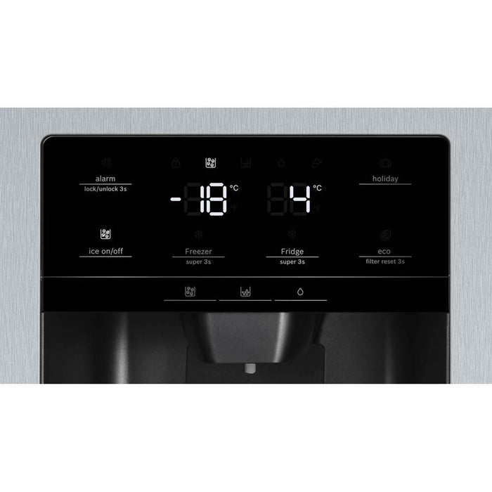 Bosch Serie 6 KAG93AIEPG Stainless Steel Free Standing Frost Free American Fridge Freezer - Unbeatable Bathrooms