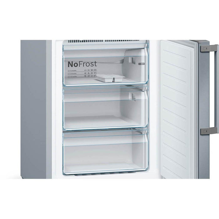 Bosch Serie 4 KGN36XLER Stainless Steel Free Standing Frost Free 60/40 Fridge Freezer - Unbeatable Bathrooms