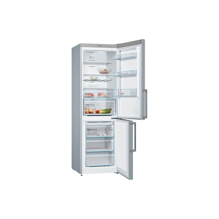Bosch Serie 4 KGN36XLER Stainless Steel Free Standing Frost Free 60/40 Fridge Freezer - Unbeatable Bathrooms